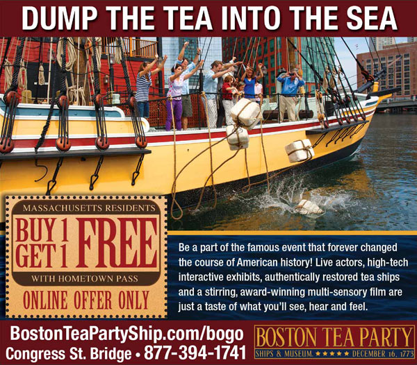 Boston Tea Party Ships Museum Print Ad