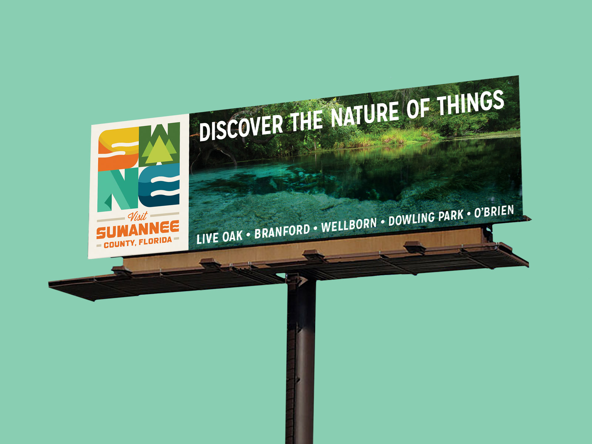 Suwannee County Florida billboard design