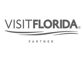 The 'Visit Florida' logo