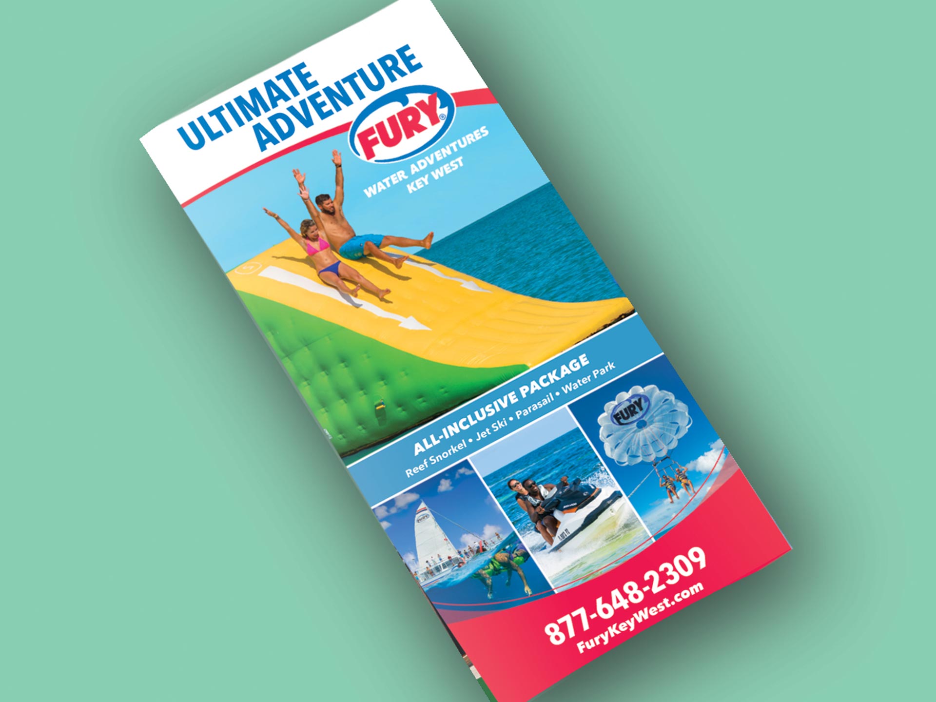 fury water adventures ultimate adventure rack card